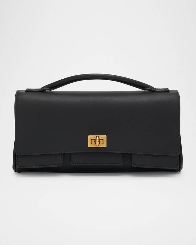 Bel Air Flap Leather Top-Handle Bag